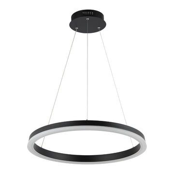 Baxter Modern Contemporary Aluminum Integrated LED Hoop Pendant